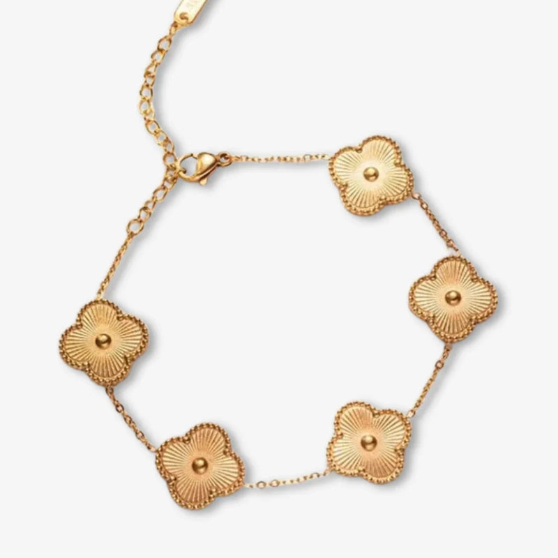 Armband Fyrklöver Glück Gold